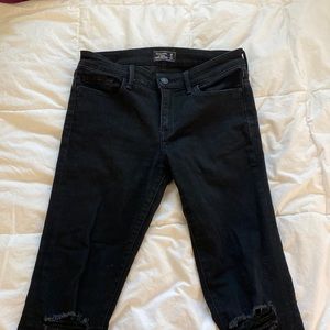 BLACK ABERCROMBIE JEANS
